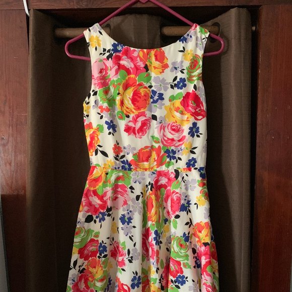 Betsey Johnson Dresses & Skirts - Betsey Johnson Floral Tea Dress